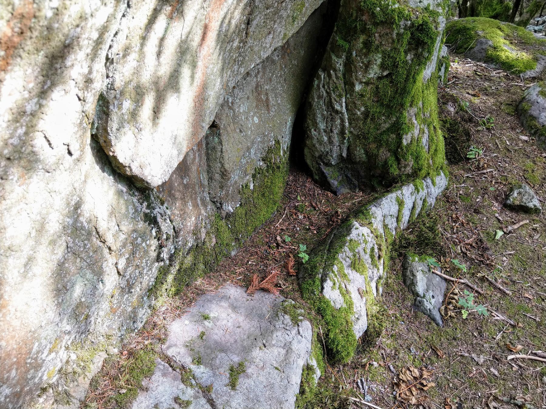 Felsen Christkindches Wiege in Freiensteinau-Fleschenbach