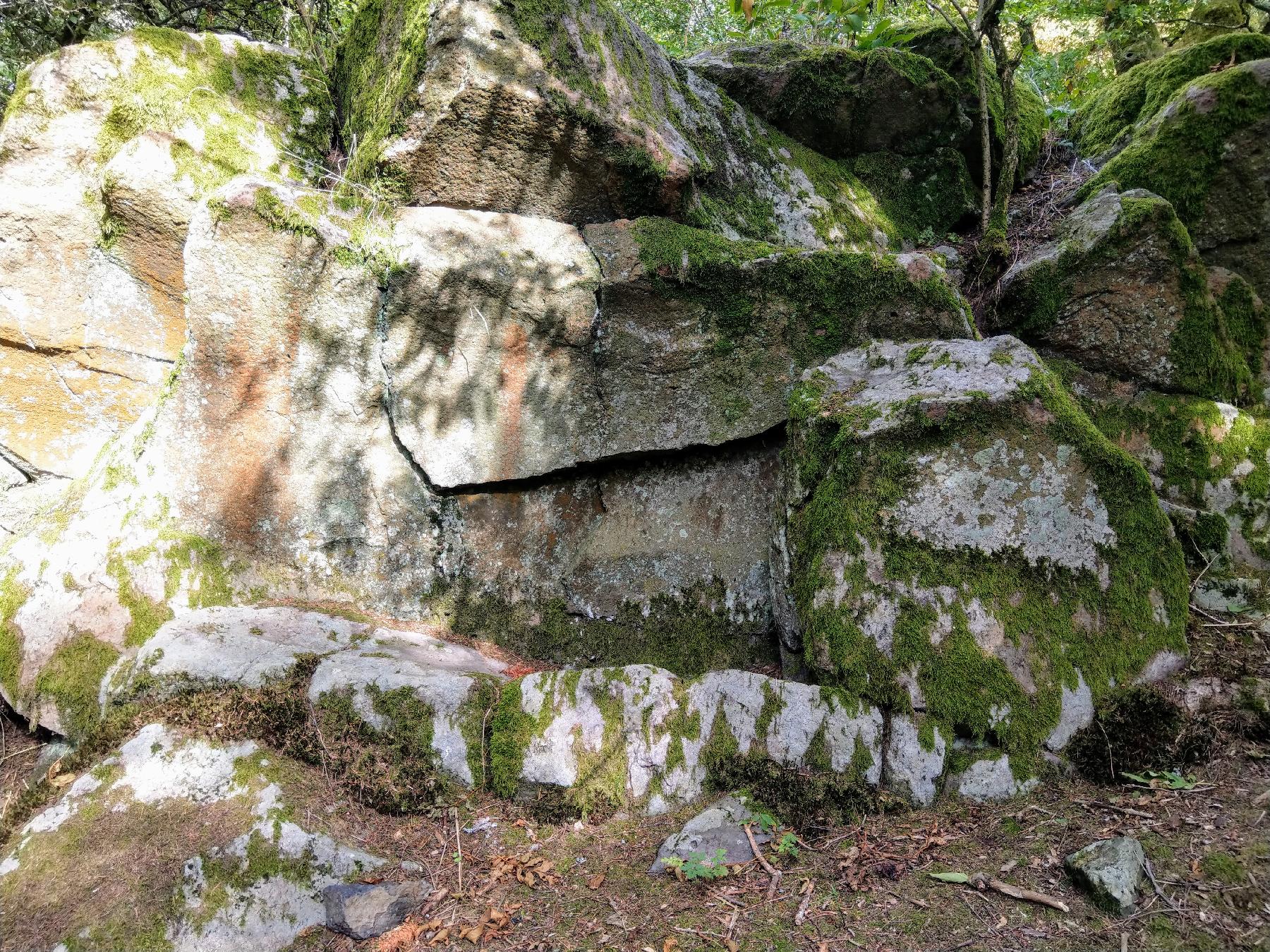 Felsen Christkindches Wiege in Freiensteinau-Fleschenbach