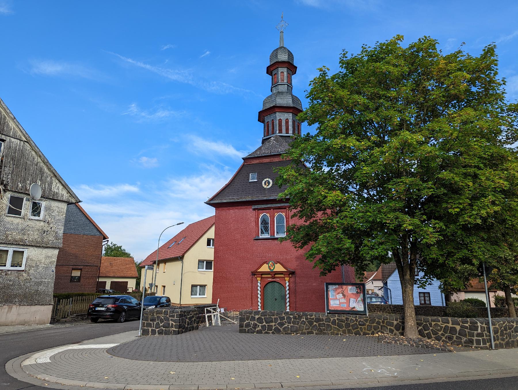 Kulturdenkmal Evangelische Kirche Dirlammen in Lauterbach-Dirlammen