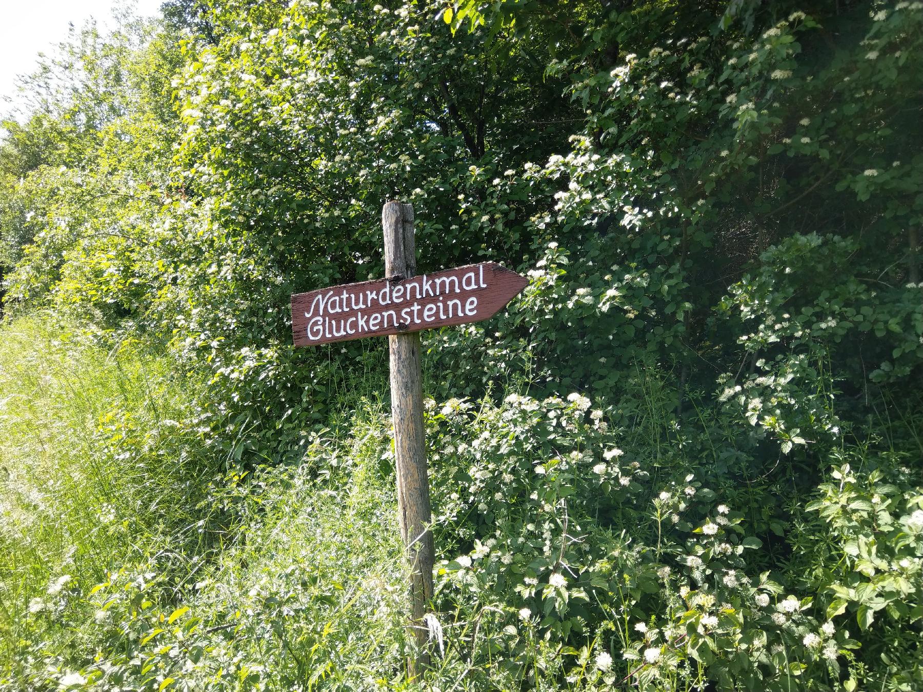 Felsen Gluckensteine in Schotten