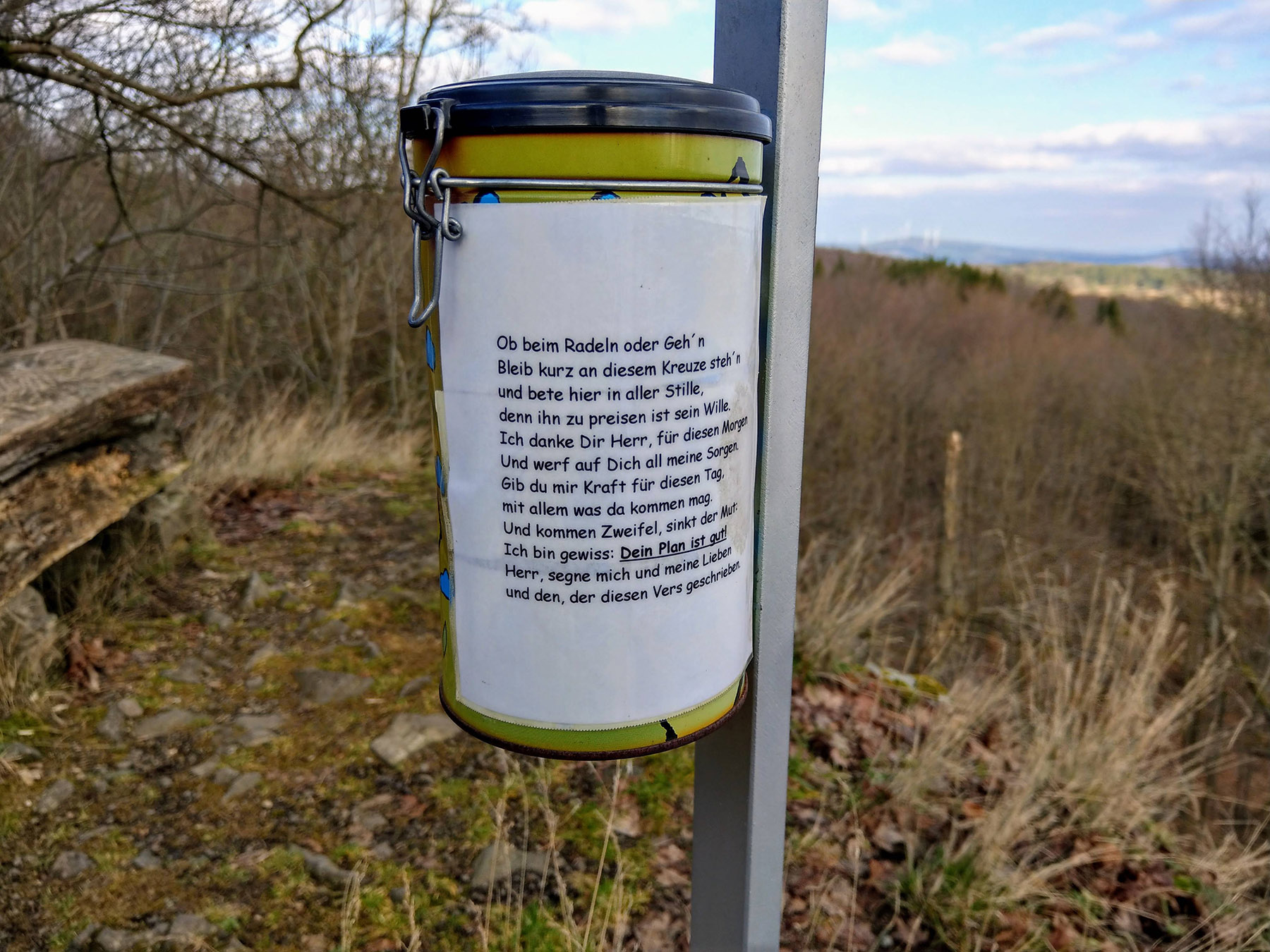 Bergspitze Hohmichelstein in Lauterbach-Rudlos