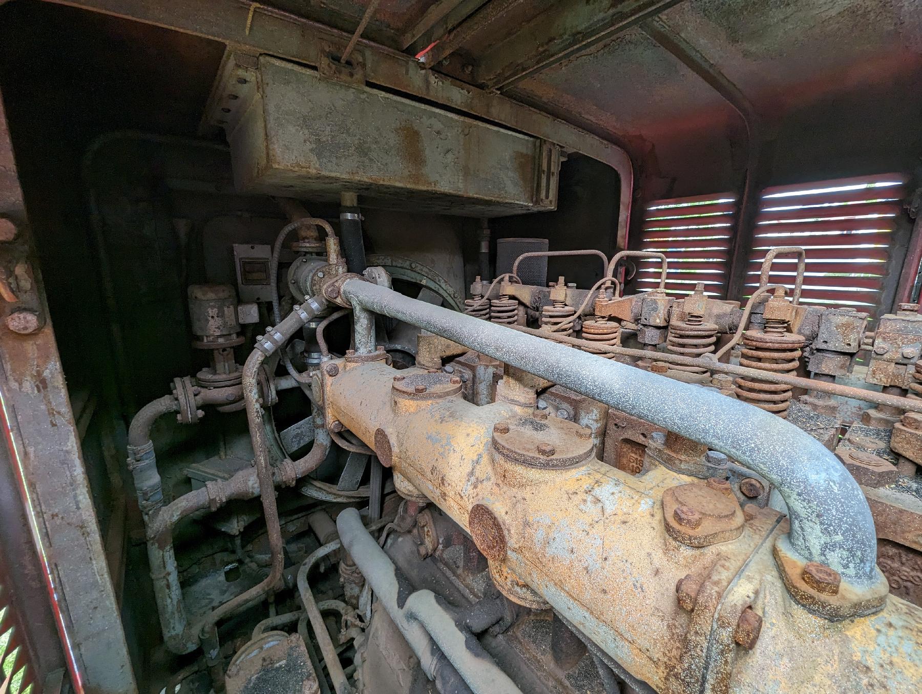 Kulturdenkmal Lokomotive VL 13 der Gelhäuser Kreisbahn in Birstein