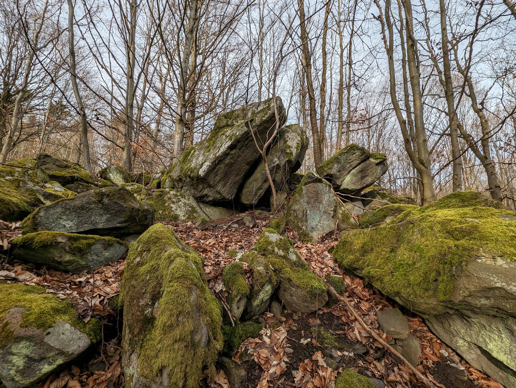Felsen Mittagssteine in Lauterbach (Hessen)-Allmenrod