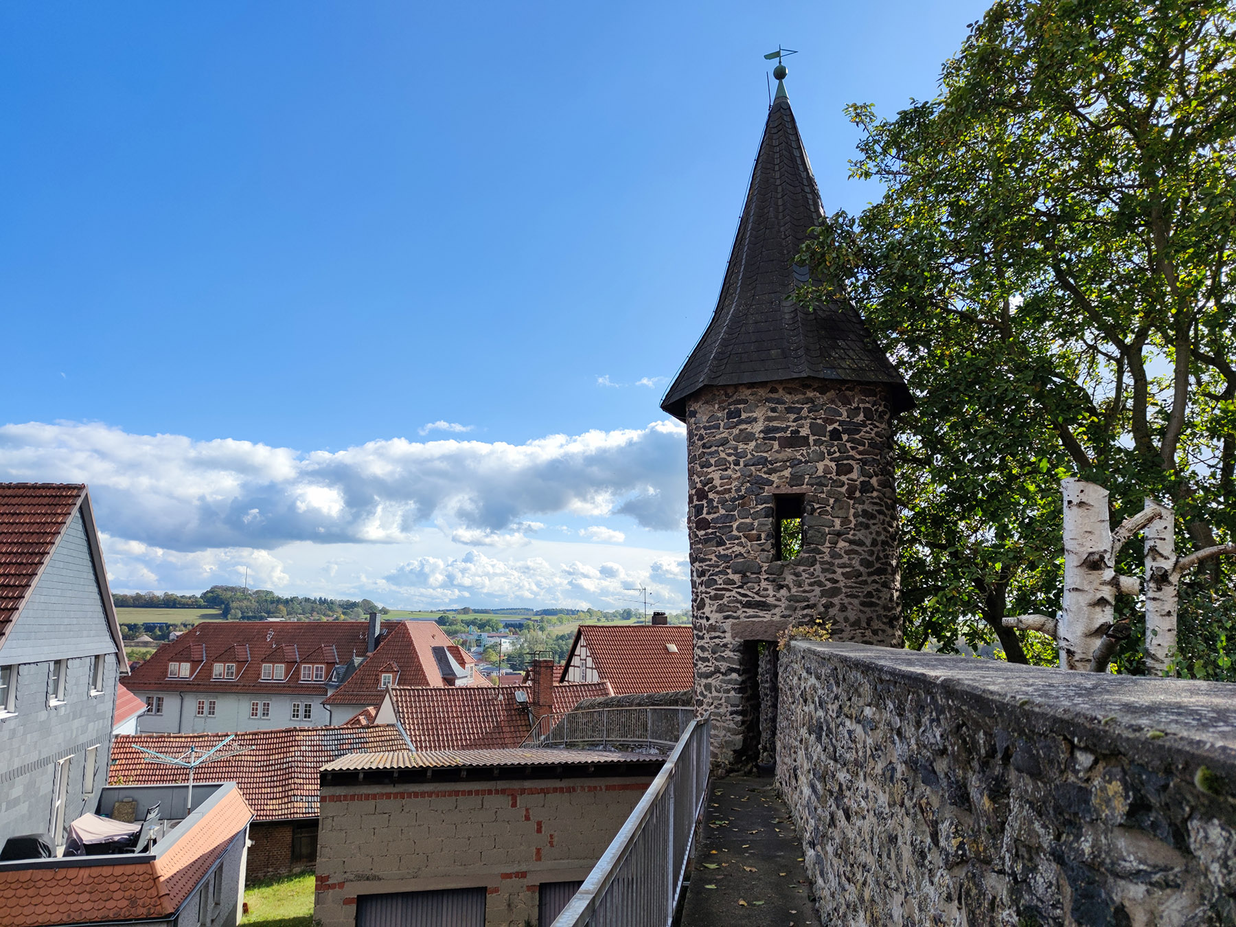 Kulturdenkmal Stadtmauer Herbstein in Herbstein