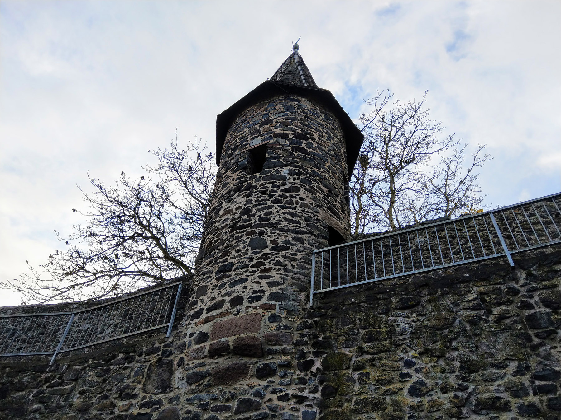 Kulturdenkmal Stadtmauer Herbstein in Herbstein