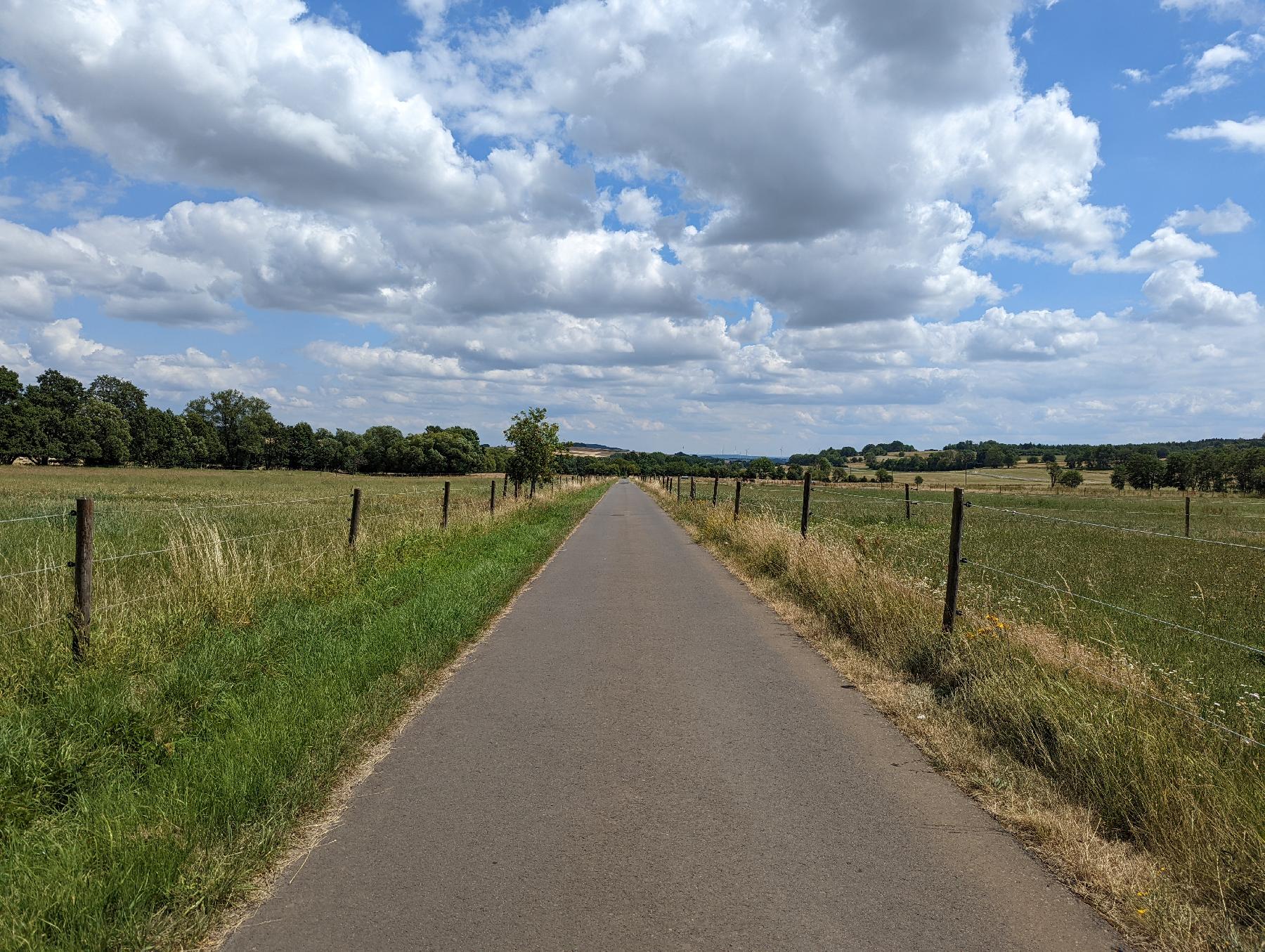 Strecke Vogelsberger Südbahnradweg in 