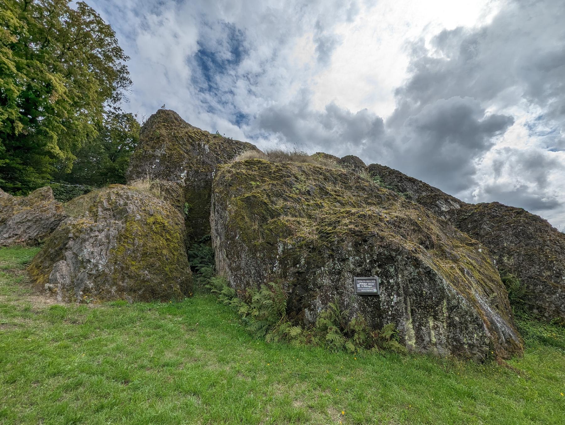 Felsen Wilder Stein von Büdingen in Büdingen